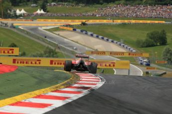 World © Octane Photographic Ltd. Sunday 22nd June 2014. Red Bull Ring, Spielberg - Austria - Formula 1 Race. Scuderia Ferrari F14T - Fernando Alonso. Digital Ref: 1000LB1D5484