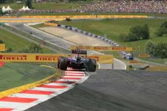 World © Octane Photographic Ltd. Sunday 22nd June 2014. Red Bull Ring, Spielberg - Austria - Formula 1 Race. Infiniti Red Bull Racing RB10 - Sebastian Vettel. Digital Ref: 1000LB1D5505
