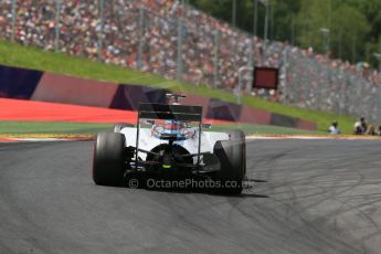 World © Octane Photographic Ltd. Sunday 22nd June 2014. Red Bull Ring, Spielberg - Austria - Formula 1 Race. Williams Martini Racing FW36 – Valtteri Bottas. Digital Ref: 1000LB1D5566