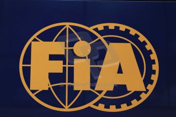 World © Octane Photographic Ltd. Sunday 22nd June 2014. Red Bull Ring, Spielberg - Austria - Formula 1 Race. FIA logo. Digital Ref: 1000LB1D5676