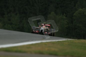 World © Octane Photographic Ltd. Friday 20th June 2014. Red Bull Ring, Spielberg - Austria - Formula 1 Practice 1. Lotus F1 Team E22 – Pastor Maldonado. Digital Ref: 0991LB1D0214