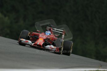 World © Octane Photographic Ltd. Friday 20th June 2014. Red Bull Ring, Spielberg - Austria - Formula 1 Practice 1. Scuderia Ferrari F14T - Fernando Alonso. Digital Ref: 0991LB1D0227