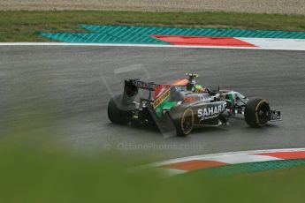World © Octane Photographic Ltd. Friday 20th June 2014. Red Bull Ring, Spielberg - Austria - Formula 1 Practice 1. Sahara Force India VJM07 – Sergio Perez. Digital Ref: 0991LB1D0290