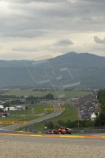 World © Octane Photographic Ltd. Friday 20th June 2014. Red Bull Ring, Spielberg - Austria - Formula 1 Practice 1 Scuderia Ferrari F14T – Kimi Raikkonen. Digital Ref: 0991LB1D0786