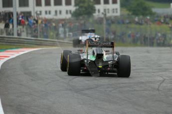 World © Octane Photographic Ltd. Friday 20th June 2014. Red Bull Ring, Spielberg - Austria - Formula 1 Practice 1. Sahara Force India VJM07 – Sergio Perez. Digital Ref: 0991LB1D9384