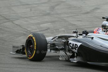 World © Octane Photographic Ltd. Friday 20th June 2014. Red Bull Ring, Spielberg - Austria - Formula 1 Practice 1.  McLaren Mercedes MP4/29 - Jenson Button. Digital Ref: 0991LB1D9394