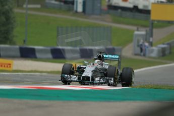 World © Octane Photographic Ltd. Friday 20th June 2014. Red Bull Ring, Spielberg - Austria - Formula 1 Practice 1. Mercedes AMG Petronas F1 W05 Hybrid – Lewis Hamilton. Digital Ref: 0991LB1D9498