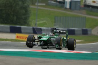 World © Octane Photographic Ltd. Friday 20th June 2014. Red Bull Ring, Spielberg - Austria - Formula 1 Practice 1. Caterham F1 Team CT05 – Kamui Kobayashi. Digital Ref: 0991LB1D9508