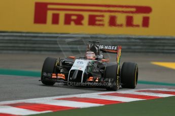 World © Octane Photographic Ltd. Friday 20th June 2014. Red Bull Ring, Spielberg - Austria - Formula 1 Practice 1. Sahara Force India VJM07 – Nico Hulkenburg. Digital Ref : 0991LB1D9758