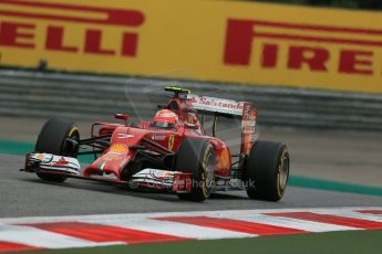 World © Octane Photographic Ltd. Friday 20th June 2014. Red Bull Ring, Spielberg - Austria - Formula 1 Practice 1 Scuderia Ferrari F14T – Kimi Raikkonen. Digital Ref: 0991LB1D9774