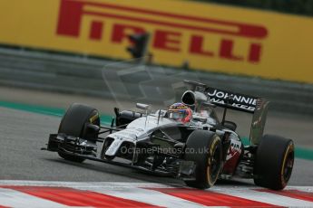 World © Octane Photographic Ltd. Friday 20th June 2014. Red Bull Ring, Spielberg - Austria - Formula 1 Practice 1. McLaren Mercedes MP4/29 - Jenson Button. Digital Ref: 0991LB1D9834