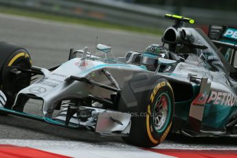 World © Octane Photographic Ltd. Friday 20th June 2014. Red Bull Ring, Spielberg - Austria - Formula 1 Practice 1. Mercedes AMG Petronas F1 W05 Hybrid - Nico Rosberg. Digital Ref: 0991LB1D9936