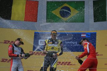 World © Octane Photographic Ltd. Saturday 21st June 2014. GP2 Race 1 – Red Bull Ring, Spielberg - Austria. Felipe Nasr - Carlin, Stoffel Vandoorne - ART Grand Prix and Raffaele Marciello - Racing Engineering. Digital Ref : 0997LB1D3647