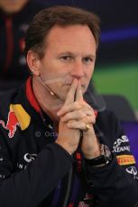 World © Octane Photographic Ltd. Friday 20th June 2014. Red Bull Ring, Spielberg - Austria - Formula 1 FIA press conference. Christian Horner – Infiniti Red Bull Racing Team Principle. Digital Ref: 0993LB1D1007