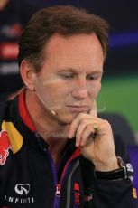 World © Octane Photographic Ltd. Friday 20th June 2014. Red Bull Ring, Spielberg - Austria - Formula 1 FIA press conference. Christian Horner – Infiniti Red Bull Racing Team Principle. Digital Ref: 0993LB1D1028
