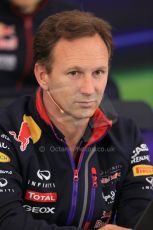 World © Octane Photographic Ltd. Friday 20th June 2014. Red Bull Ring, Spielberg - Austria - Formula 1 FIA press conference. Christian Horner – Infiniti Red Bull Racing Team Principle. Digital Ref: 0993LB1D1089