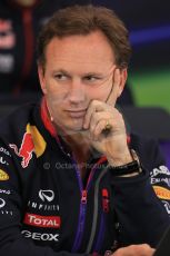 World © Octane Photographic Ltd. Friday 20th June 2014. Red Bull Ring, Spielberg - Austria - Formula 1 FIA press conference. Christian Horner – Infiniti Red Bull Racing Team Principle. Digital Ref: 0993LB1D1100