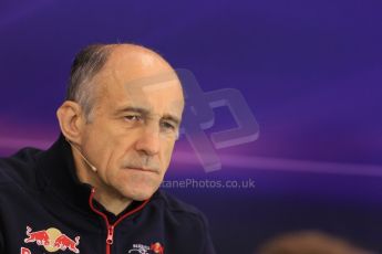 World © Octane Photographic Ltd. Friday 20th June 2014. Red Bull Ring, Spielberg - Austria - Formula 1 FIA press conference. Franz Tost – Scuderia Toro Rosso Team Principle. Digital Ref: 0993LB1D1136