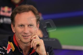 World © Octane Photographic Ltd. Friday 20th June 2014. Red Bull Ring, Spielberg - Austria - Formula 1 FIA press conference. Christian Horner – Infiniti Red Bull Racing Team Principle. Digital Ref: 0993LB1D1191