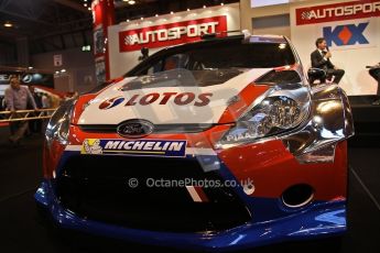World © Octane Photographic Ltd. Autosport International Show NEC
Birmingham, Thursday 9th January 2014. Robert Kubica WRC car. Digital ref: 0878cj7d0082