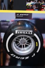 World © Octane Photographic Ltd. Autosport International Show NEC
Birmingham, Thursday 9th January 2014. Pirelli tires. Digital ref: 0878lb1d8785