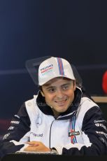 World © Octane Photographic Ltd. Thursday 21st August 2014. Belgian GP, Spa-Francorchamps - Formula 1 FIA Press Conference. Williams Martini Racing - Felipe Massa. Digital Ref: 1078LB1D6433