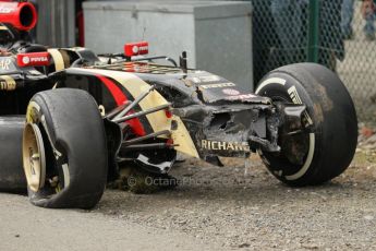 World © Octane Photographic Ltd. Friday 22nd August 2014, Belgian GP, Spa-Francorchamps. - Formula 1 Practice 2. Lotus F1 Team E22 – Pastor Maldonado. Digital Ref: 1080LB1D5572