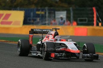 World © Octane Photographic Ltd. Friday 22nd August 2014, Belgian GP, Spa-Francorchamps. - Formula 1 Practice 2. Marussia F1 Team MR03 - Jules Bianchi. Digital Ref: 1080LB1D7305