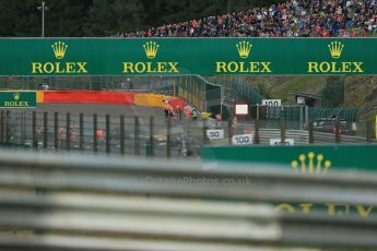 World © Octane Photographic Ltd. Friday 22nd August 2014, Belgian GP, Spa-Francorchamps. - Formula 1 Practice 2. Lotus F1 Team E22 – Pastor Maldonado. Digital Ref: 1080LB1D7330