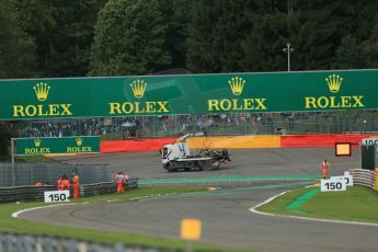 World © Octane Photographic Ltd. Friday 22nd August 2014, Belgian GP, Spa-Francorchamps. - Formula 1 Practice 2. Lotus F1 Team E22 – Pastor Maldonado. Digital Ref: 1080LB1D7348