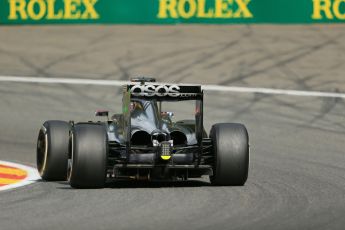 World © Octane Photographic Ltd. Friday 22nd August 2014, Belgian GP, Spa-Francorchamps. - Formula 1 Practice 2. McLaren Mercedes MP4/29 - Jenson Button. Digital Ref: 1080LB1D7579