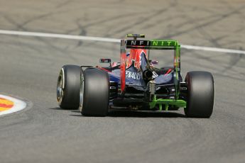 World © Octane Photographic Ltd. Friday 22nd August 2014, Belgian GP, Spa-Francorchamps. - Formula 1 Practice 2. Infiniti Red Bull Racing RB10 – Daniel Ricciardo. Digital Ref: 1080LB1D7592