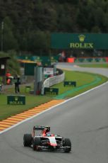 World © Octane Photographic Ltd. Friday 22nd August 2014, Belgian GP, Spa-Francorchamps. - Formula 1 Practice 2. Marussia F1 Team MR03 – Max Chilton. Digital Ref: 1080LB1D7886