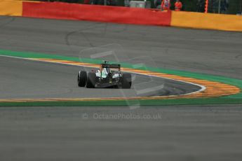 World © Octane Photographic Ltd. Friday 22nd August 2014, Belgian GP, Spa-Francorchamps. - Formula 1 Practice 2. Sahara Force India VJM07 – Sergio Perez. Digital Ref: 1080LB1D7915