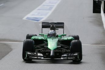 World © Octane Photographic Ltd. Saturday 23rd August 2014, Belgian GP, Spa-Francorchamps. - Formula 1 Practice 3. Caterham F1 Team CT05 – Andre Lotterer. Digital Ref: 1083LB1D8500