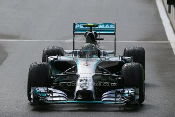 World © Octane Photographic Ltd. Saturday 23rd August 2014, Belgian GP, Spa-Francorchamps. - Formula 1 Practice 3. Mercedes AMG Petronas F1 W05 Hybrid - Nico Rosberg. Digital Ref: 1083LB1D8520