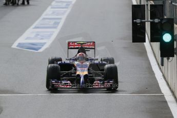 World © Octane Photographic Ltd. Saturday 23rd August 2014, Belgian GP, Spa-Francorchamps. - Formula 1 Practice 3. Scuderia Toro Rosso STR 9 – Daniil Kvyat. Digital Ref: 1083LB1D8545