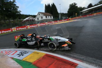 World © Octane Photographic Ltd. Saturday 23rd August 2014, Belgian GP, Spa-Francorchamps. - Formula 1 Practice 3. Sahara Force India VJM07 – Nico Hulkenburg. Digital Ref : 1083LB1D8779