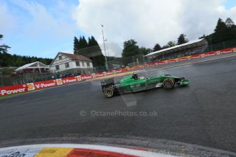 World © Octane Photographic Ltd. Saturday 23rd August 2014, Belgian GP, Spa-Francorchamps. - Formula 1 Practice 3. Caterham F1 Team CT05 – Marcus Ericsson. Digital Ref: 1083LB1D8849