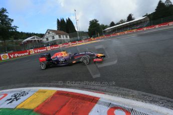 World © Octane Photographic Ltd. Saturday 23rd August 2014, Belgian GP, Spa-Francorchamps. Formula 1 Practice 3. Infiniti Red Bull Racing RB10 - Sebastian Vettel. Digital Ref: 1083LB1D8873