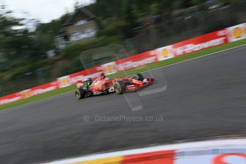 World © Octane Photographic Ltd. Saturday 23rd August 2014, Belgian GP, Spa-Francorchamps. - Formula 1 Practice 3. Scuderia Ferrari F14T - Fernando Alonso. Digital Ref: 1083LB1D9252