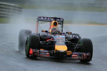 World © Octane Photographic Ltd. Saturday 23rd August 2014, Belgian GP, Spa-Francorchamps. Formula 1 Qualifying. Infiniti Red Bull Racing RB10 - Sebastian Vettel. Digital Ref: 1084LB1D0009