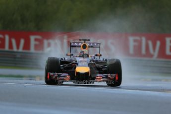 World © Octane Photographic Ltd. Saturday 23rd August 2014, Belgian GP, Spa-Francorchamps. Formula 1 Qualifying. Infiniti Red Bull Racing RB10 - Sebastian Vettel. Digital Ref: 1084LB1D0120