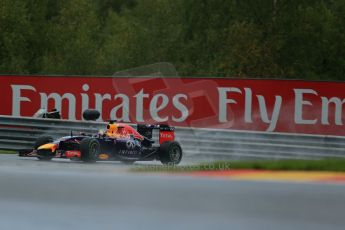 World © Octane Photographic Ltd. Saturday 23rd August 2014, Belgian GP, Spa-Francorchamps. Formula 1 Qualifying. Infiniti Red Bull Racing RB10 - Sebastian Vettel. Digital Ref: 1084LB1D0178