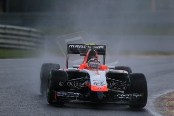 World © Octane Photographic Ltd. Saturday 23rd August 2014, Belgian GP, Spa-Francorchamps. - Formula 1 Qualifying. Marussia F1 Team MR03 – Max Chilton. Digital Ref: 1084LB1D9582