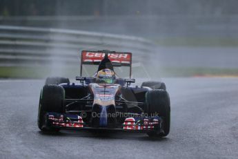 World © Octane Photographic Ltd. Saturday 23rd August 2014, Belgian GP, Spa-Francorchamps. - Formula 1 Qualifying. Scuderia Toro Rosso STR9 - Jean-Eric Vergne. Digital Ref: 1084LB1D9609