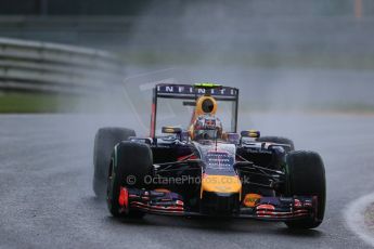World © Octane Photographic Ltd. Saturday 23rd August 2014, Belgian GP, Spa-Francorchamps. - Formula 1 Qualifying. Infiniti Red Bull Racing RB10 – Daniel Ricciardo. Digital Ref: 1084LB1D9662