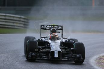 World © Octane Photographic Ltd. Saturday 23rd August 2014, Belgian GP, Spa-Francorchamps. - Formula 1 Qualifying. McLaren Mercedes MP4/29 – Kevin Magnussen. Digital Ref: 1084LB1D9688