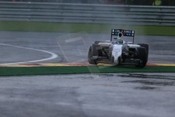 World © Octane Photographic Ltd. Saturday 23rd August 2014, Belgian GP, Spa-Francorchamps. - Formula 1 Qualifying. Williams Martini Racing FW36 – Felipe Massa. Digital Ref: 1084LB1D9769