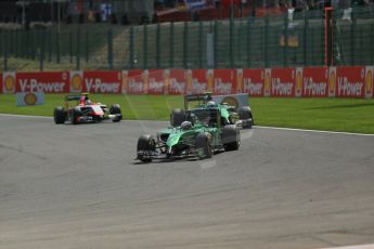 World © Octane Photographic Ltd. Sunday 24th August 2014, Belgian GP, Spa-Francorchamps. - Formula 1 Race. Caterham F1 Team CT05 – Andre Lotterer. Digital Ref: 1090LB1D1787